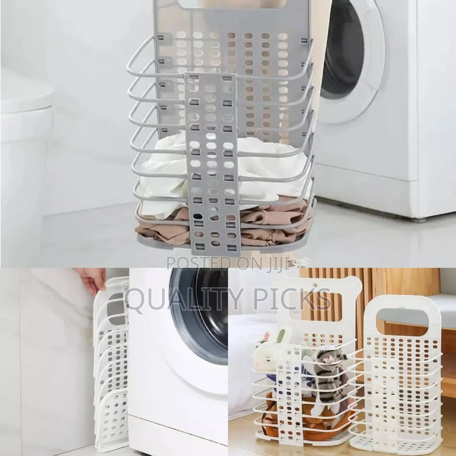 Mounted Laundry Basket