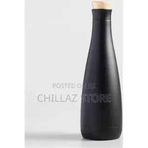 Distinguished Double Wall Stainless Steel Matt Black Flask