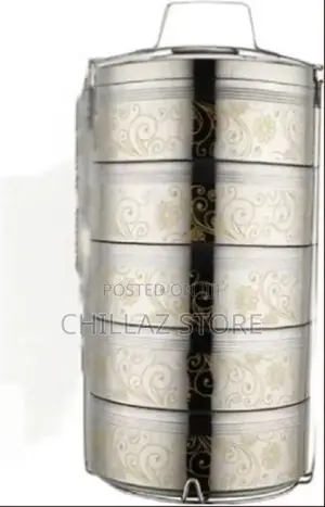 23CM Stainless Steel Air Tight 5 Layers Food Container