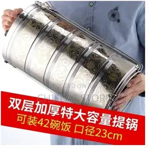 23CM Stainless Steel Air Tight 5 Layers Food Container