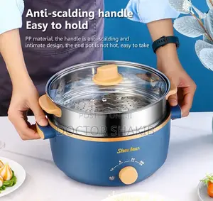 Non-stick Double Layered Electric Cooking Pot