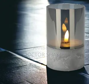 Elegant Led Candle in Glass