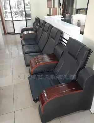 Executive Office Sofa Wooden Hands