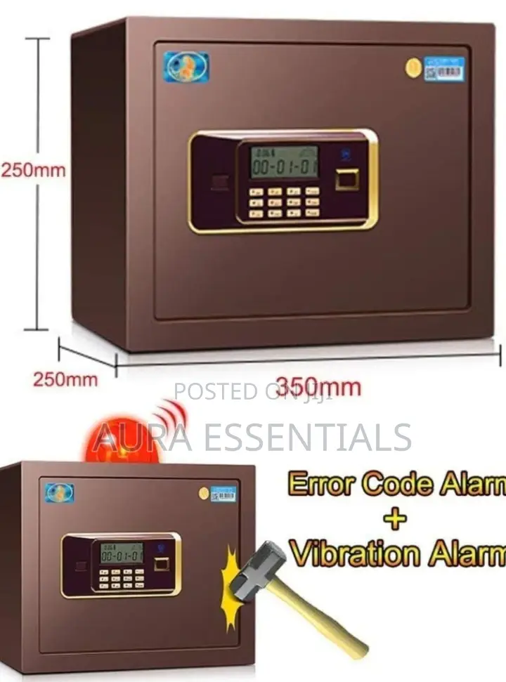 New Household Password Small Alarm Safe Box