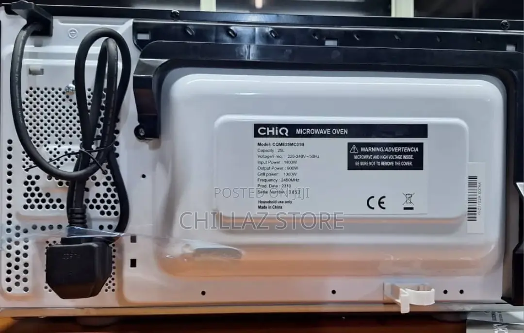 Chiq 25 – Litres Digital Microwave Oven With Grill