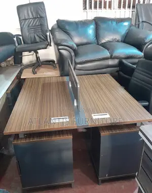 Two Seater Workstation Wooden.
