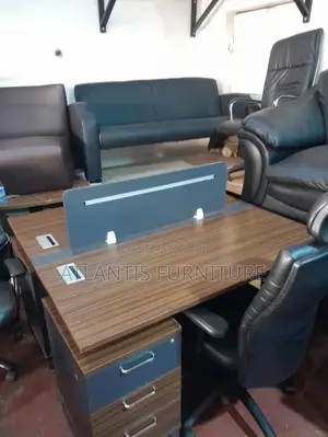 Two Seater Workstation Wooden.