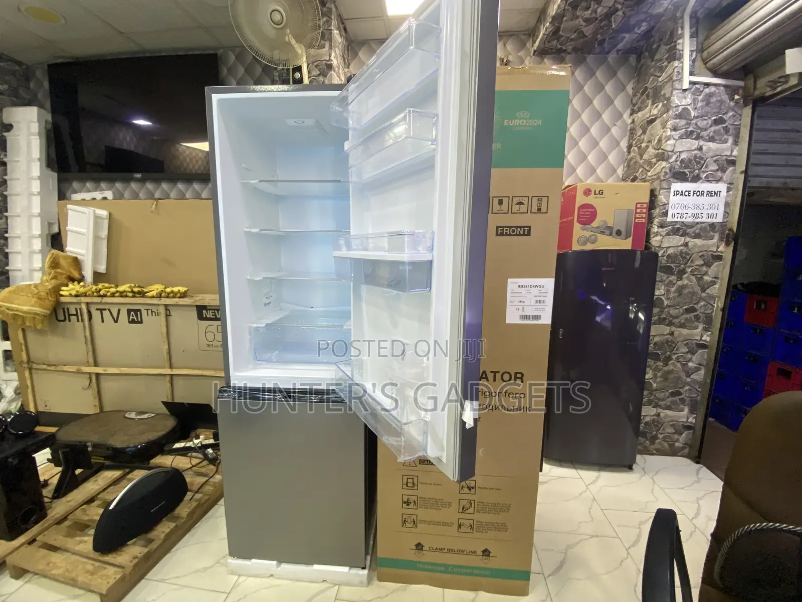 Hisense 341 Liters Double Door Fridge With Water Dispenser