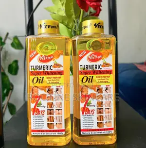 Veet Gold Tumeric Super Whitening Body Repair Oil 300MLS