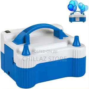 Ortable Dual Nozzle Electric Balloon Blower Plastic Air Pump