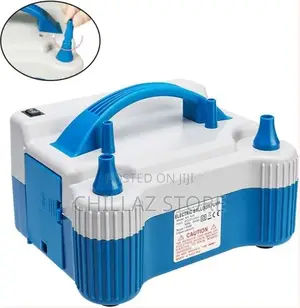 Ortable Dual Nozzle Electric Balloon Blower Plastic Air Pump