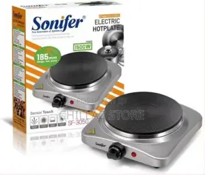 Sonifer Single Electric Hot Plate Cooking Stove- Multicolour