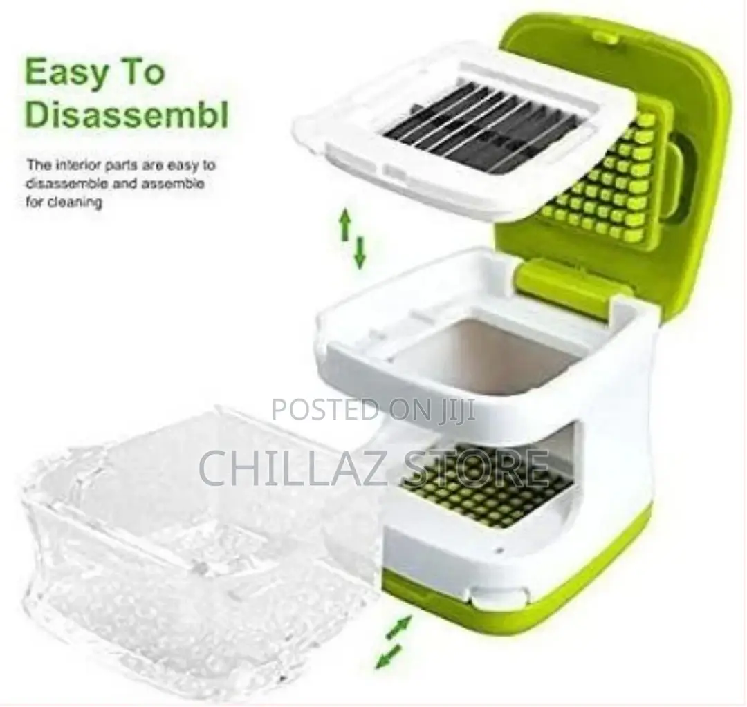 3 in 1 Onion Garlic Press Cube, Slicer, Chopper
