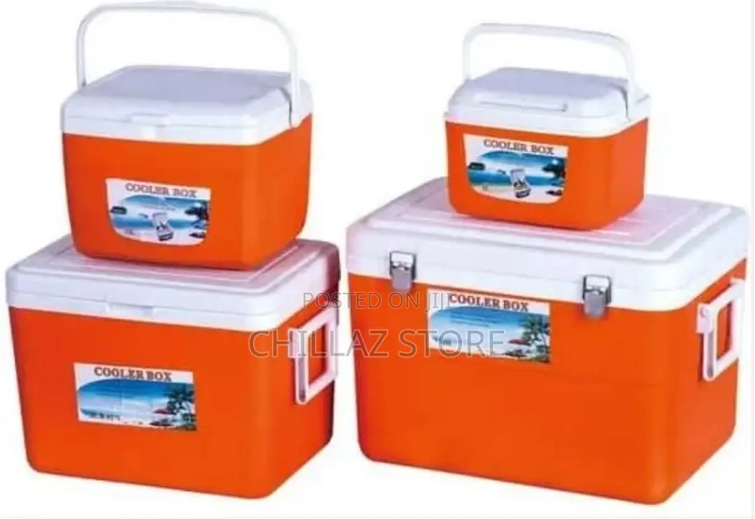 4 Set of 5L 13L 27L 45L Plastic Cooler Box,