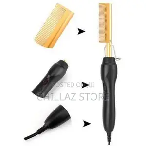 Electric Hot Comb Hair Straightener