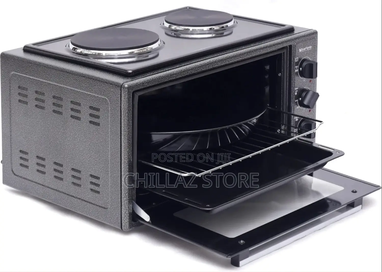 Blueflame 35 Liters Electric Mini Oven With Two Hot Plates