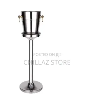 Commercial Stainless Steel Ice Bucket Stand Holder