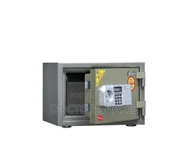 Dial Safe With Key And Combination Lock