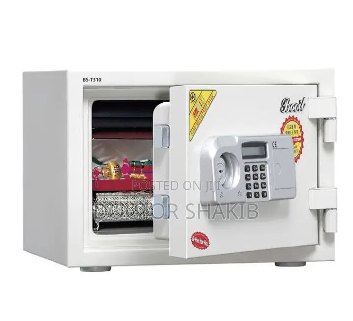 Dial Safe With Key And Combination Lock