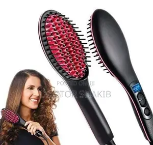 Electric Comb Brush 3-in-1 Ceramic Fast Hair Straightener