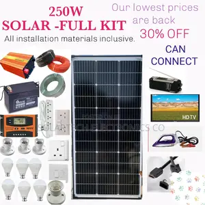 250W Solar System Full Kit