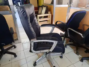 Leathered Long Back Chair