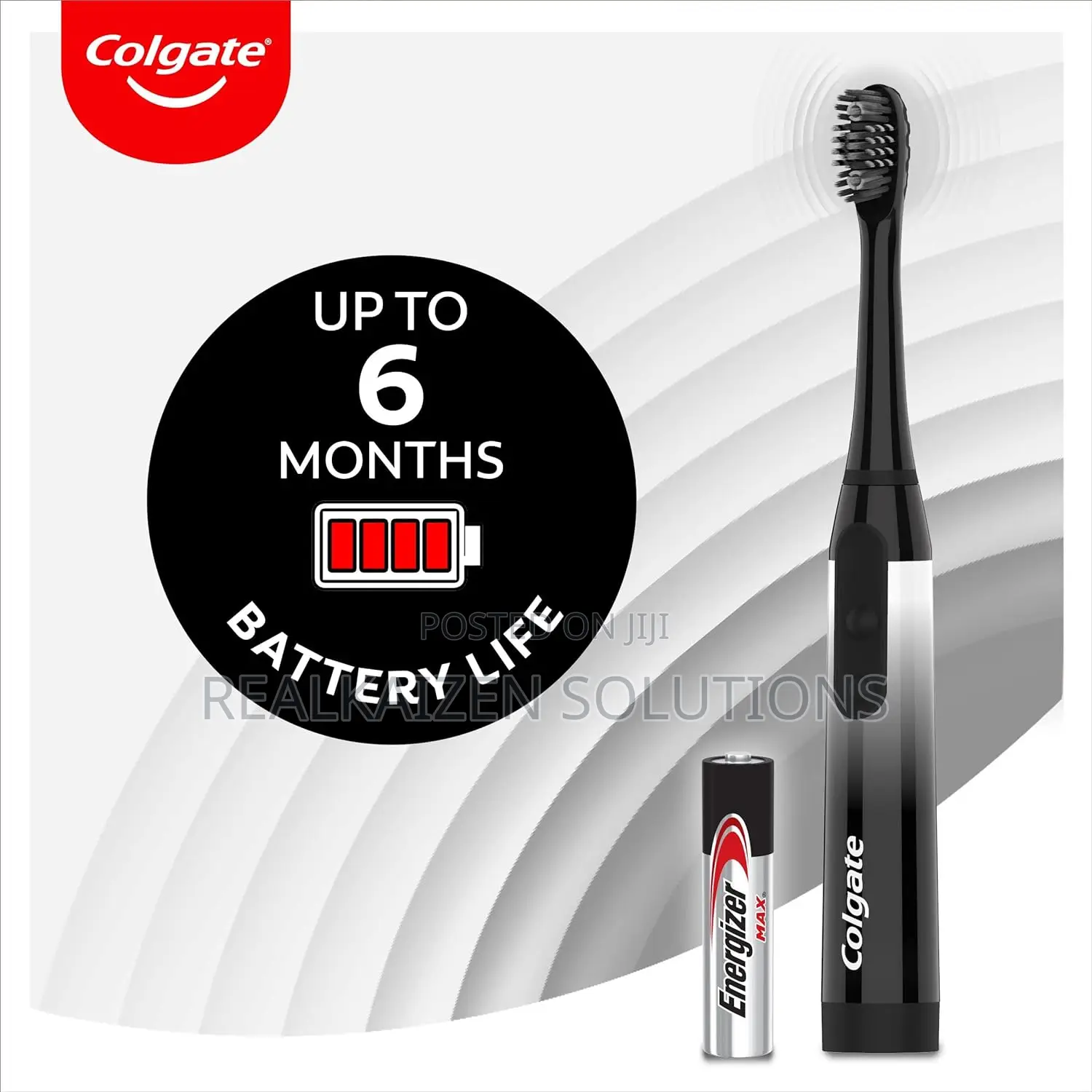 COLGATE Battery 360 Sonic Charcoal Bristles Soft Toothbrush