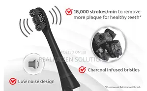 COLGATE Battery 360 Sonic Charcoal Bristles Soft Toothbrush
