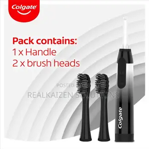 COLGATE Battery 360 Sonic Charcoal Bristles Soft Toothbrush