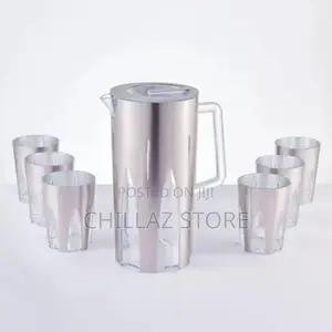 6 Pieces of Melamine Juice Tumblers Cups and 1piecejug Water