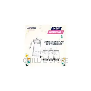 Luminarc Vigne Kone Plain 7pc Water Set Glasses