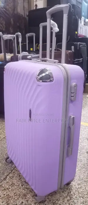 VIP Plastic Suitcases Medium Size ( Purple  Color)