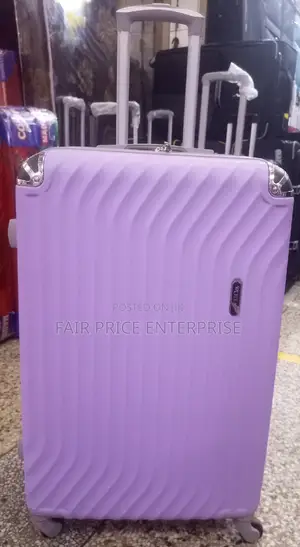 VIP Plastic Suitcases Medium Size ( Purple  Color)