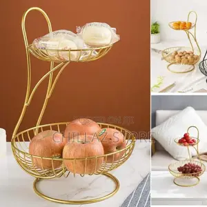 Crafts Stainless Steel 2 -Tier Countertop Fruit