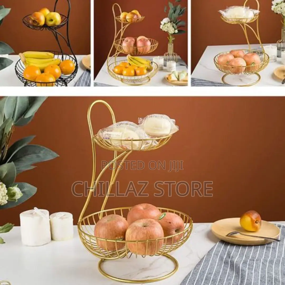 Crafts Stainless Steel 2 -Tier Countertop Fruit