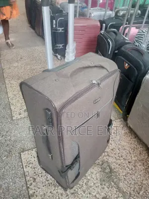 Original D Favor Cloth Suitcase.Two Wheels.( Brown)