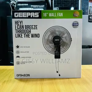 Geepas Wall Fan/16inch Wall Fan/Wall Fan/Geepas 16" Wall Fan