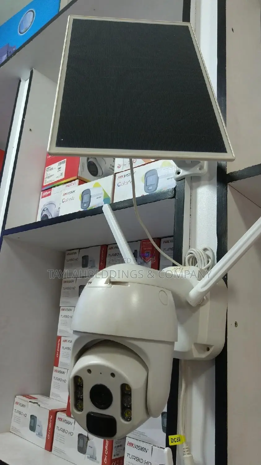 4G PTZ Solar Smart Security Camera – White