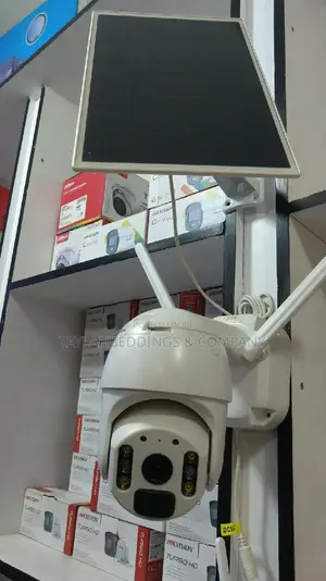 4G PTZ Solar Smart Security Camera – White