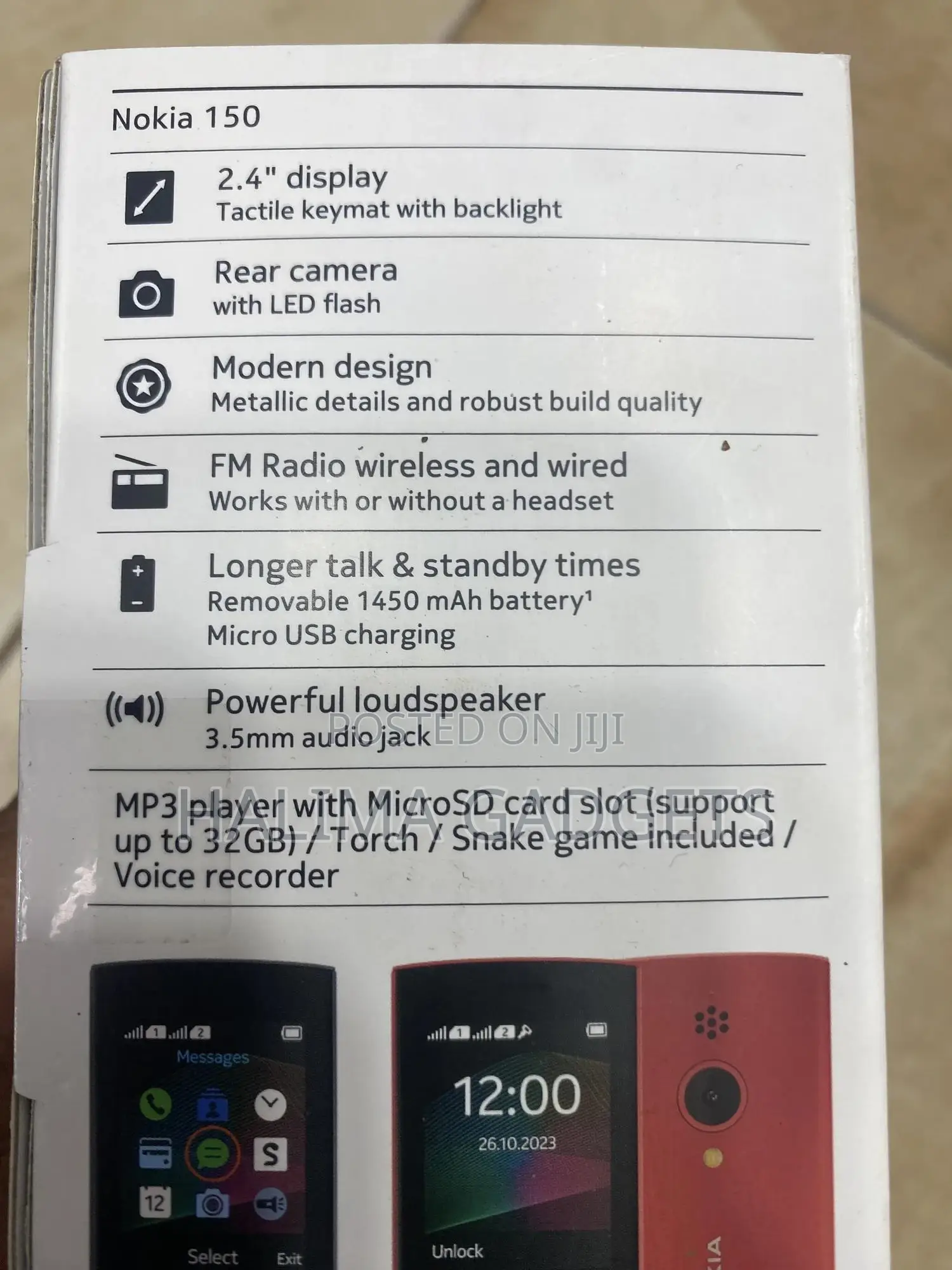 New Nokia 150 Black