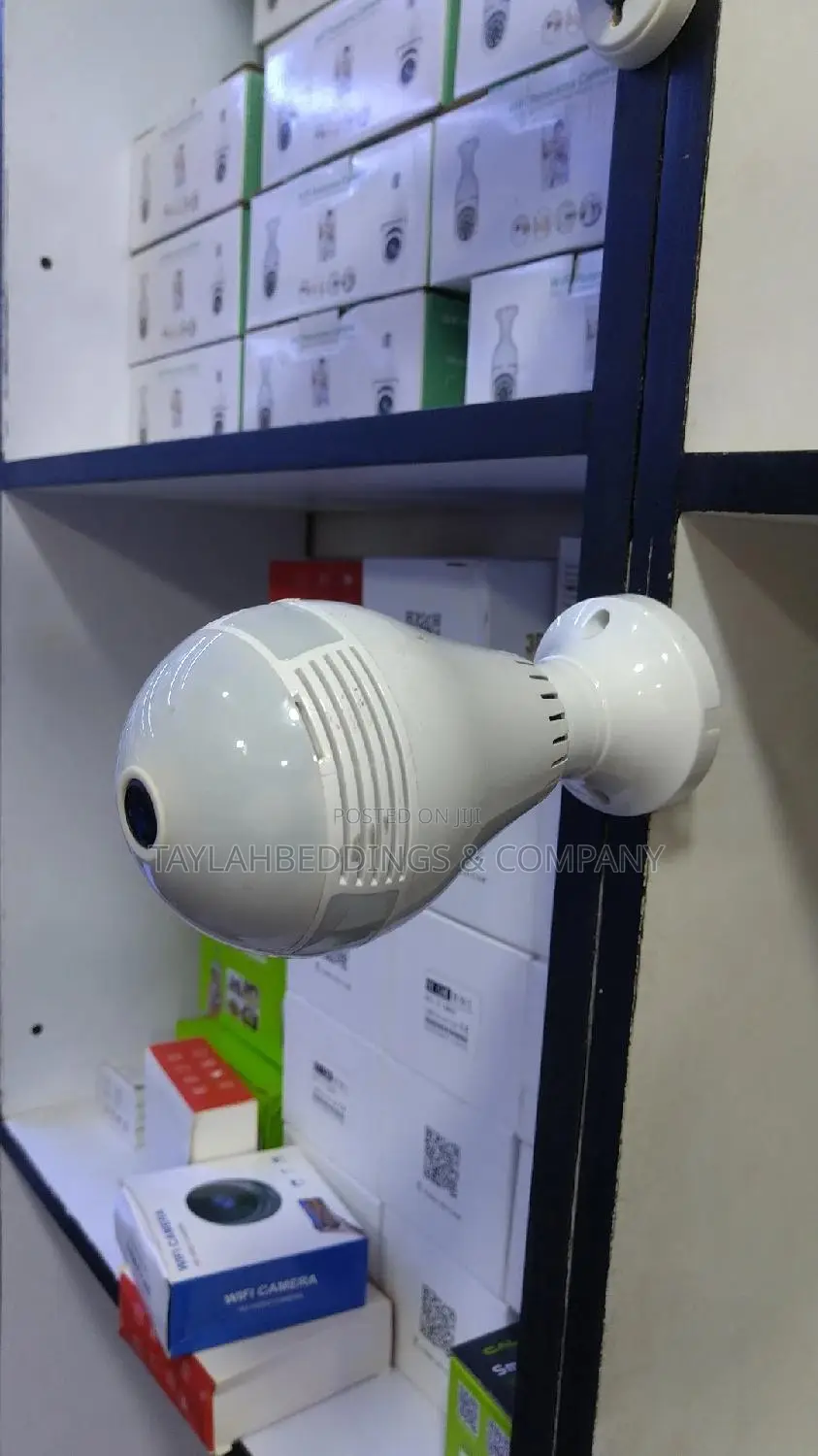 V380 PRO 360° Surveillance Smart Bulb Camera