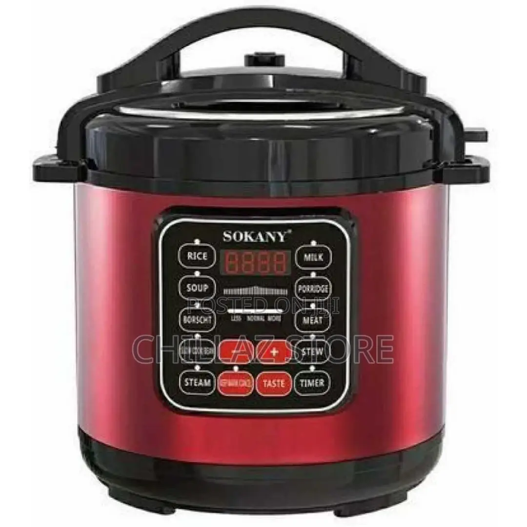 Sokany Touch Operated Digital Pressure Cooker