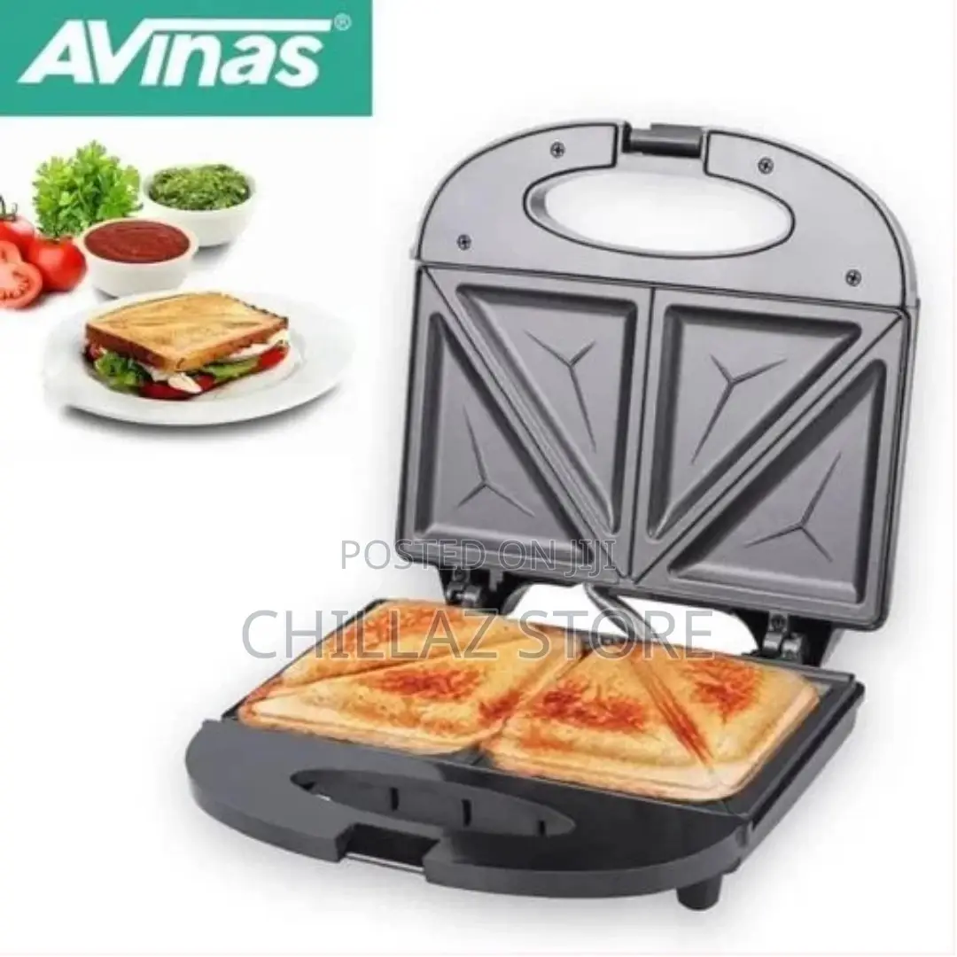 Avinas 2 Slice Sandwich Maker Non Stick Bread Toaster