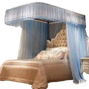 Wall Mounted Mosquito Net – Sky Blue