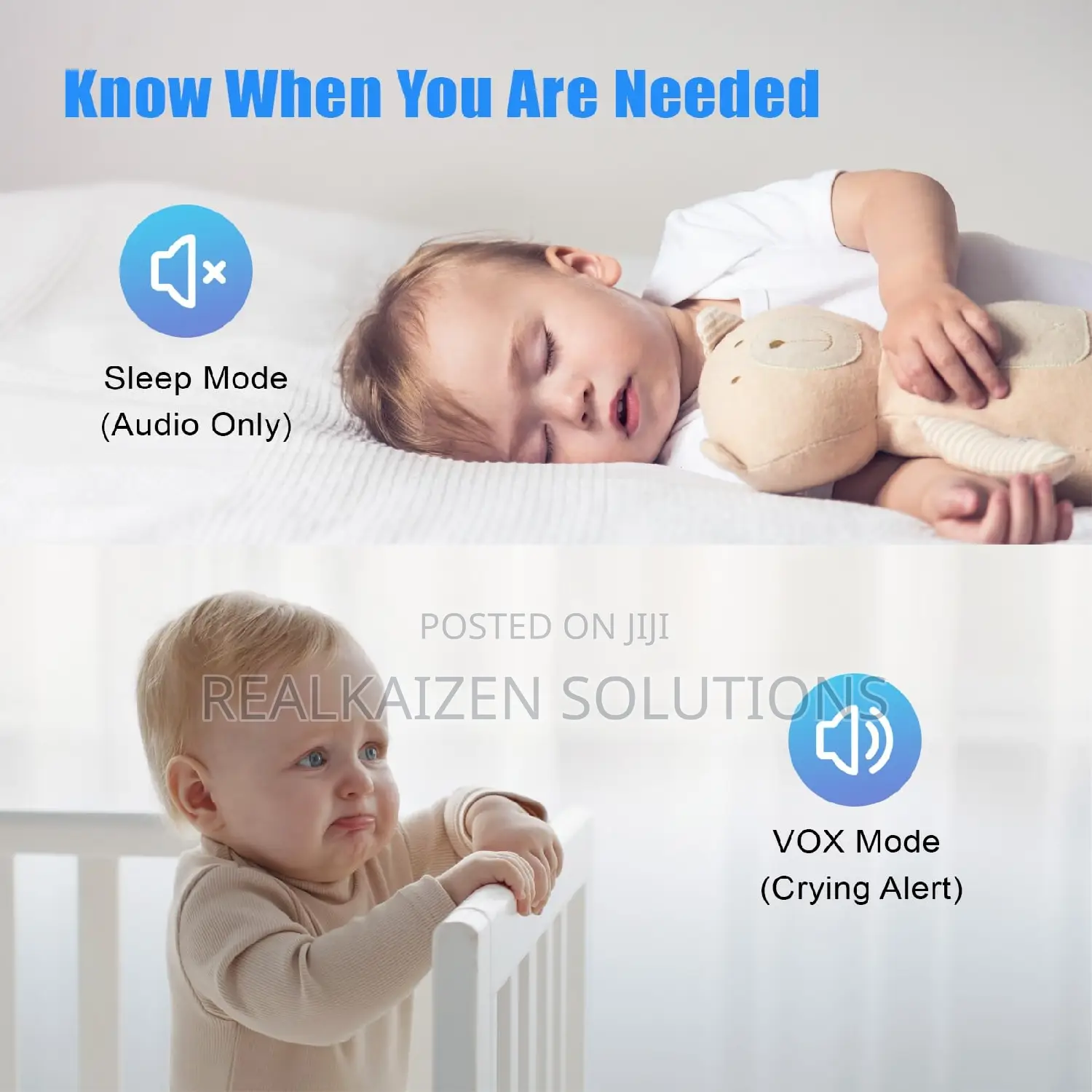 BABY MONITOR With 5 Inch HD Digital Camera and Audio Camera