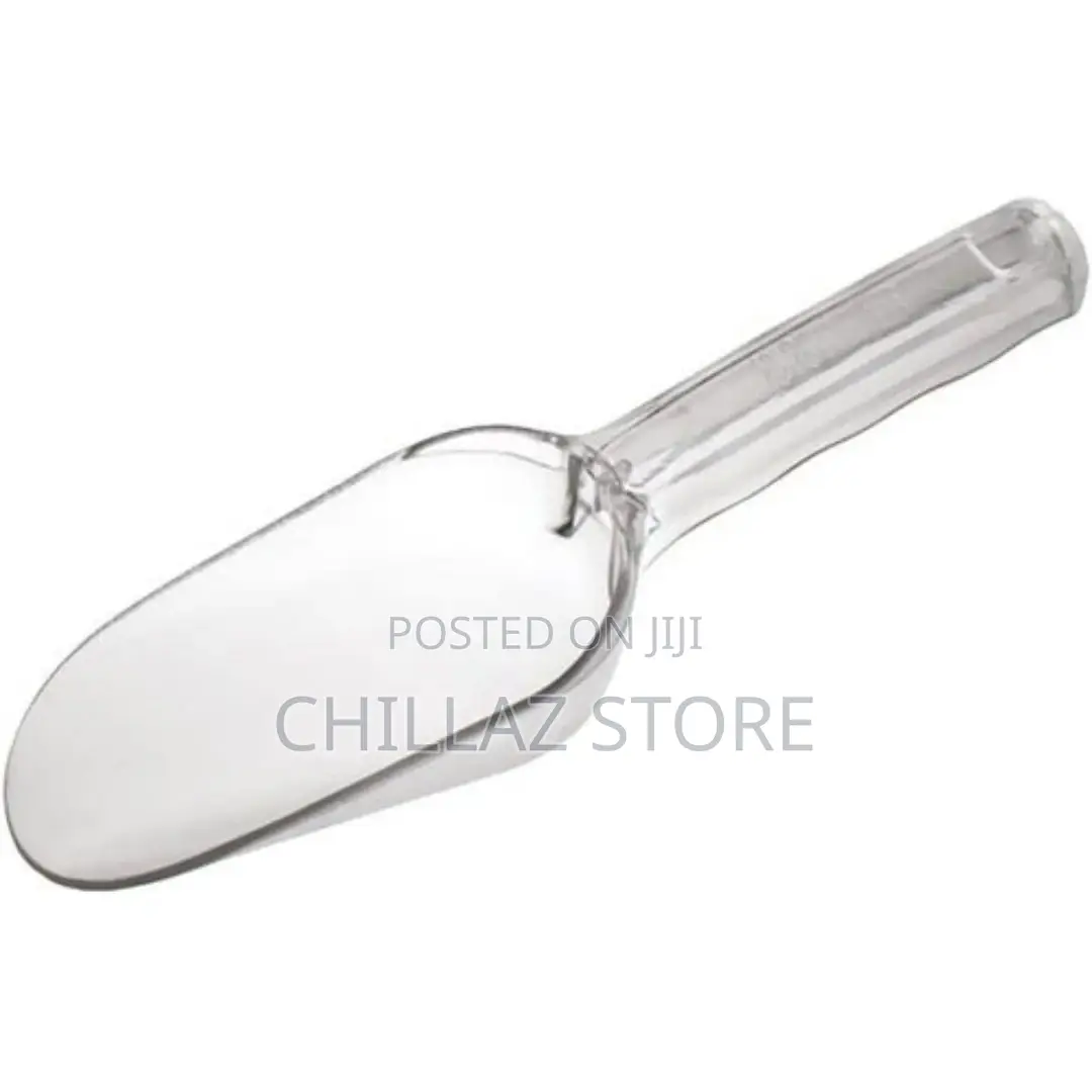 Ice Cube Shovel Scoop Scraper Plastic Clear Ice Bucket