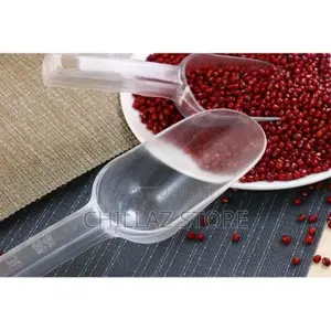 Ice Cube Shovel Scoop Scraper Plastic Clear Ice Bucket