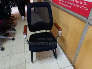 Non Adjustable Chair With Wooden Arms
