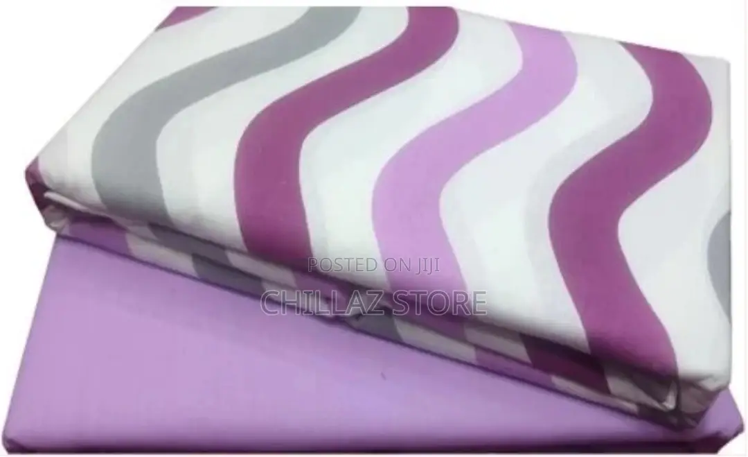 Bedsheets With 4 Pillowcases – Purple