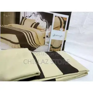Duvet Cover With 1 Bed Sheet,2 Pillow Cases – Brown